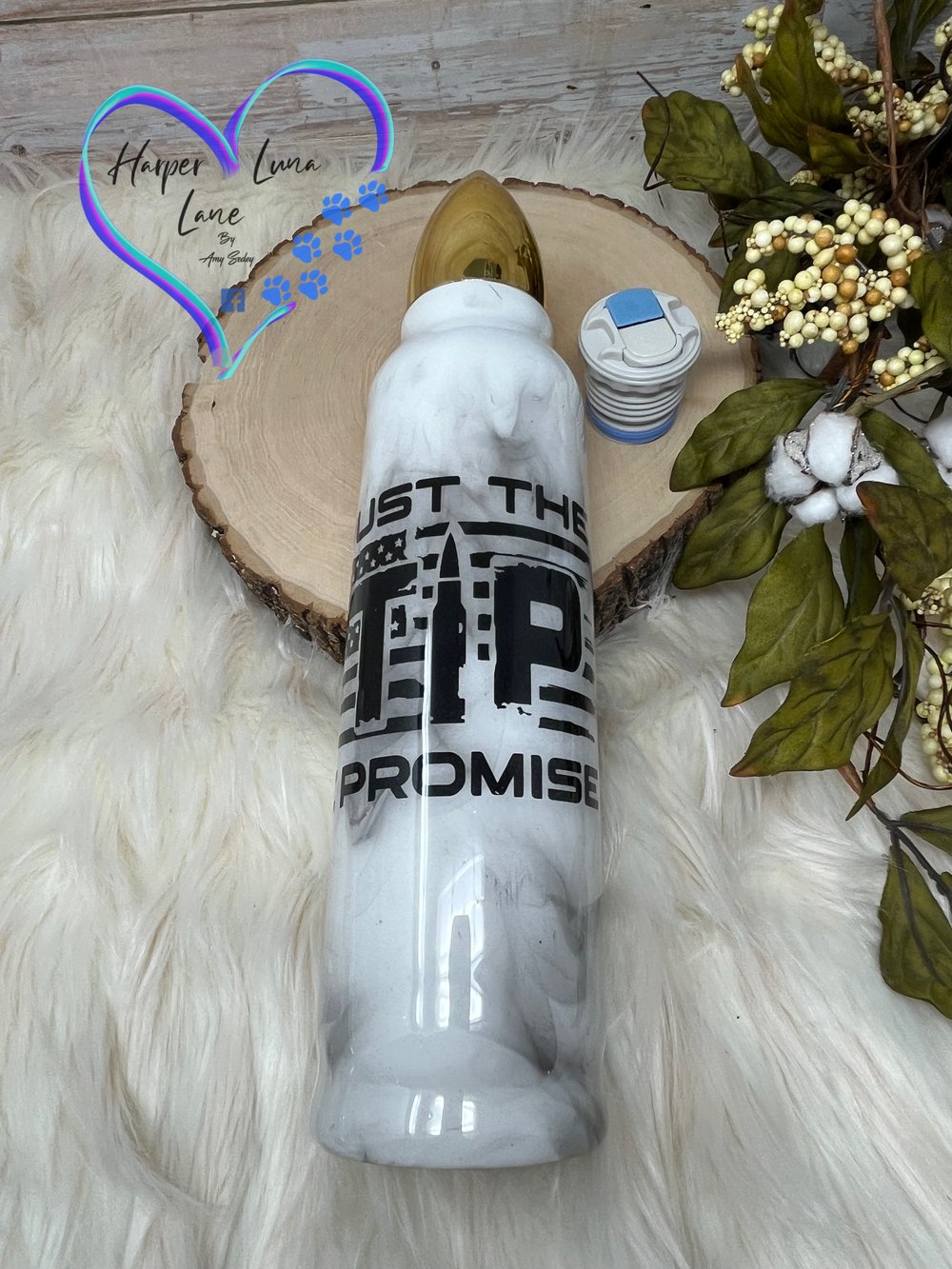 Image of 32oz Just The Tip I Promise Bullet Tumbler