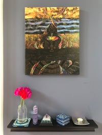 Image 2 of Reproduction "Temple of Light: Foundations", 20" x 16" on canvas
