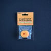 Ernie Ball Rubber Strap Locks - Orange (4 pack)