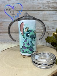 Image 2 of 12oz Stitch Sippy and Transition Tumbler 