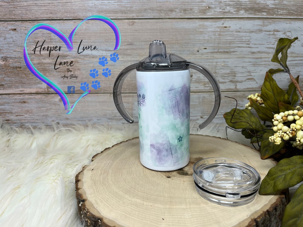 Image of 12oz Stitch Sippy and Transition Tumbler 