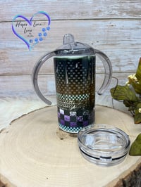 Image 3 of 12oz Hot Mess Mama's Boy Sippy and Transition Tumbler