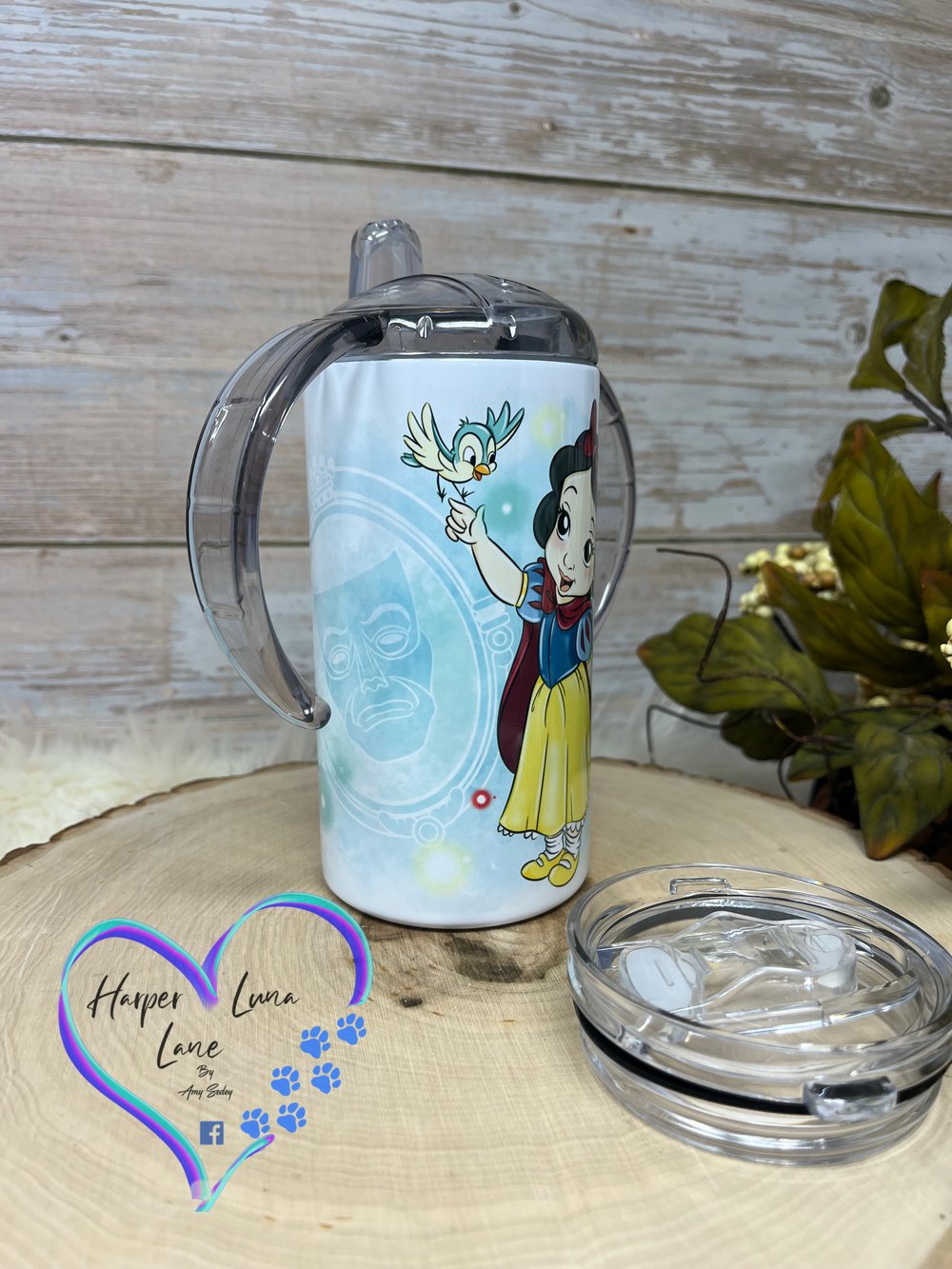 Image of 12oz Snow White Sippy and Transition Tumbler 