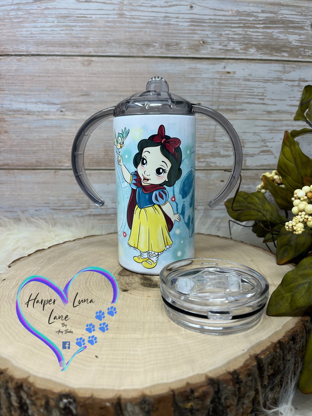 Image of 12oz Snow White Sippy and Transition Tumbler 