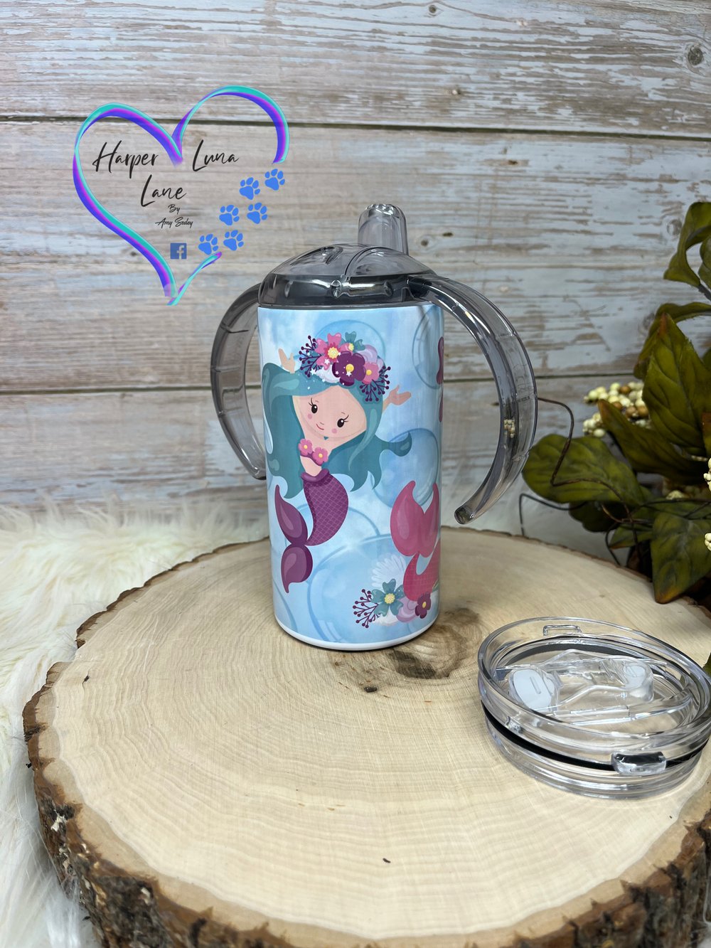 Image of 12oz Mermaid Sippy and Transition Tumbler 