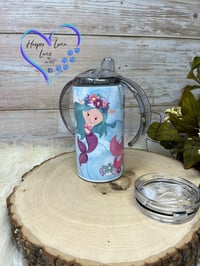 Image 1 of 12oz Mermaid Sippy and Transition Tumbler 