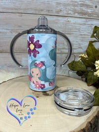 Image 2 of 12oz Mermaid Sippy and Transition Tumbler 