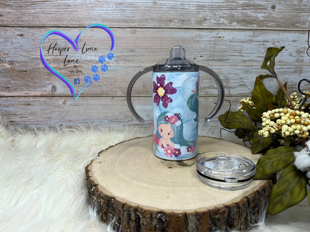 Image of 12oz Mermaid Sippy and Transition Tumbler 