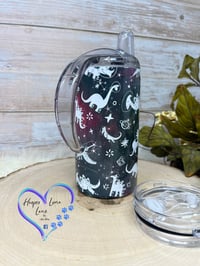 Image 4 of 12oz Space Dinosaur Sippy and Transition Tumbler 