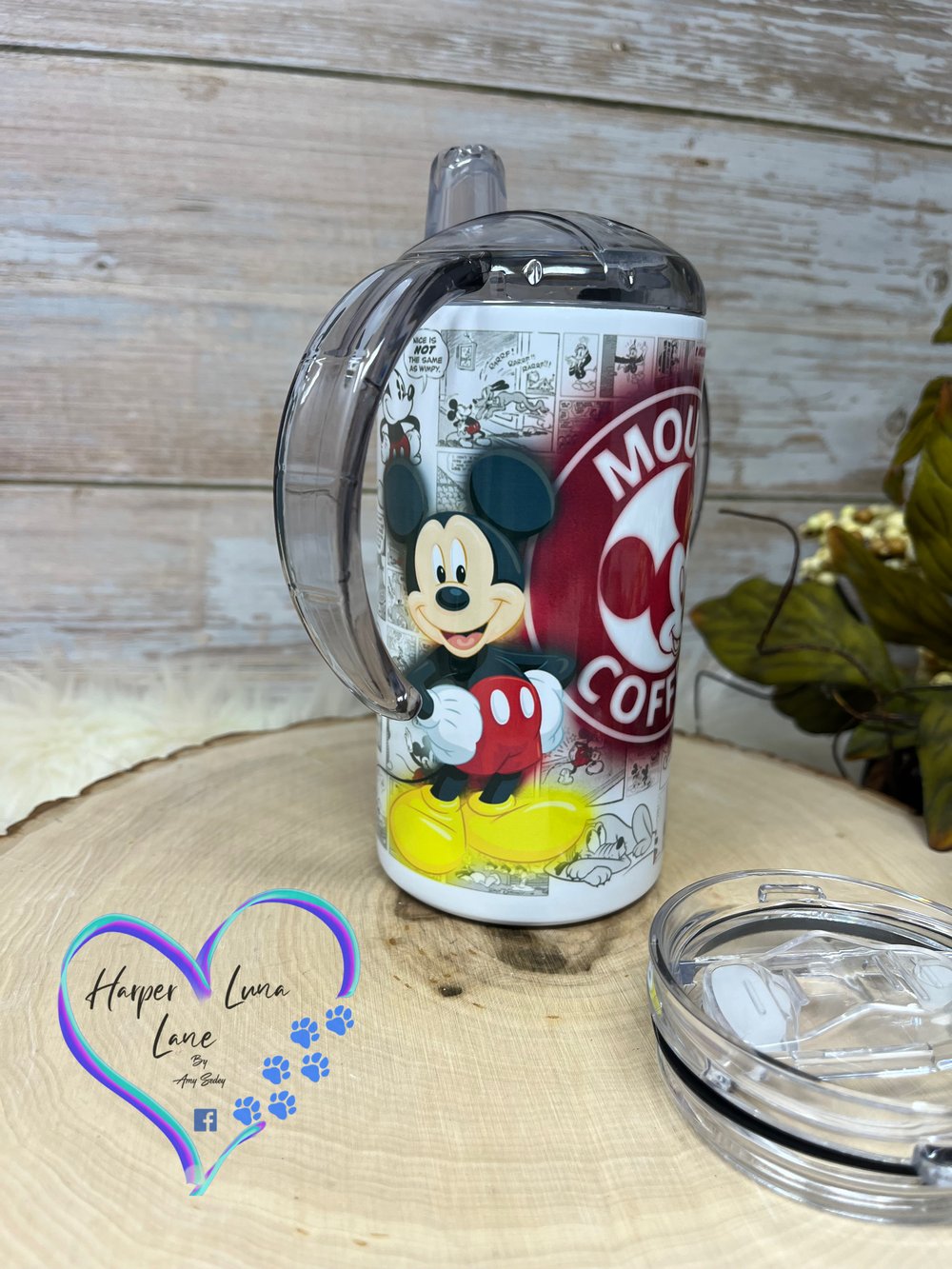 Image of 12oz Mickey Mouse Comic Sippy and Transition Tumbler