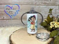 Image 1 of 12oz Moana Sippy and Transition Tumbler 