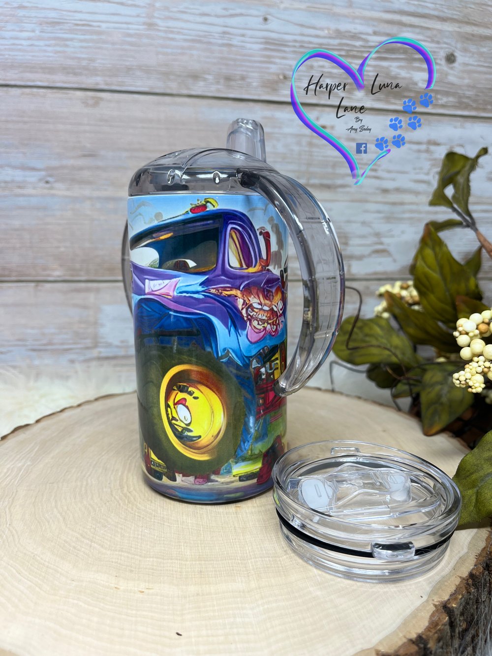 Image of 12oz Goofy Truck Sippy and Transition Tumbler 