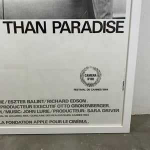 STRANGER THAN PARADISE FRENCH MOVIE POSTER