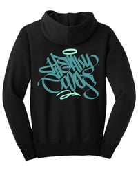 Image 2 of Heavy Goods x Brus Handstyle Hoodie