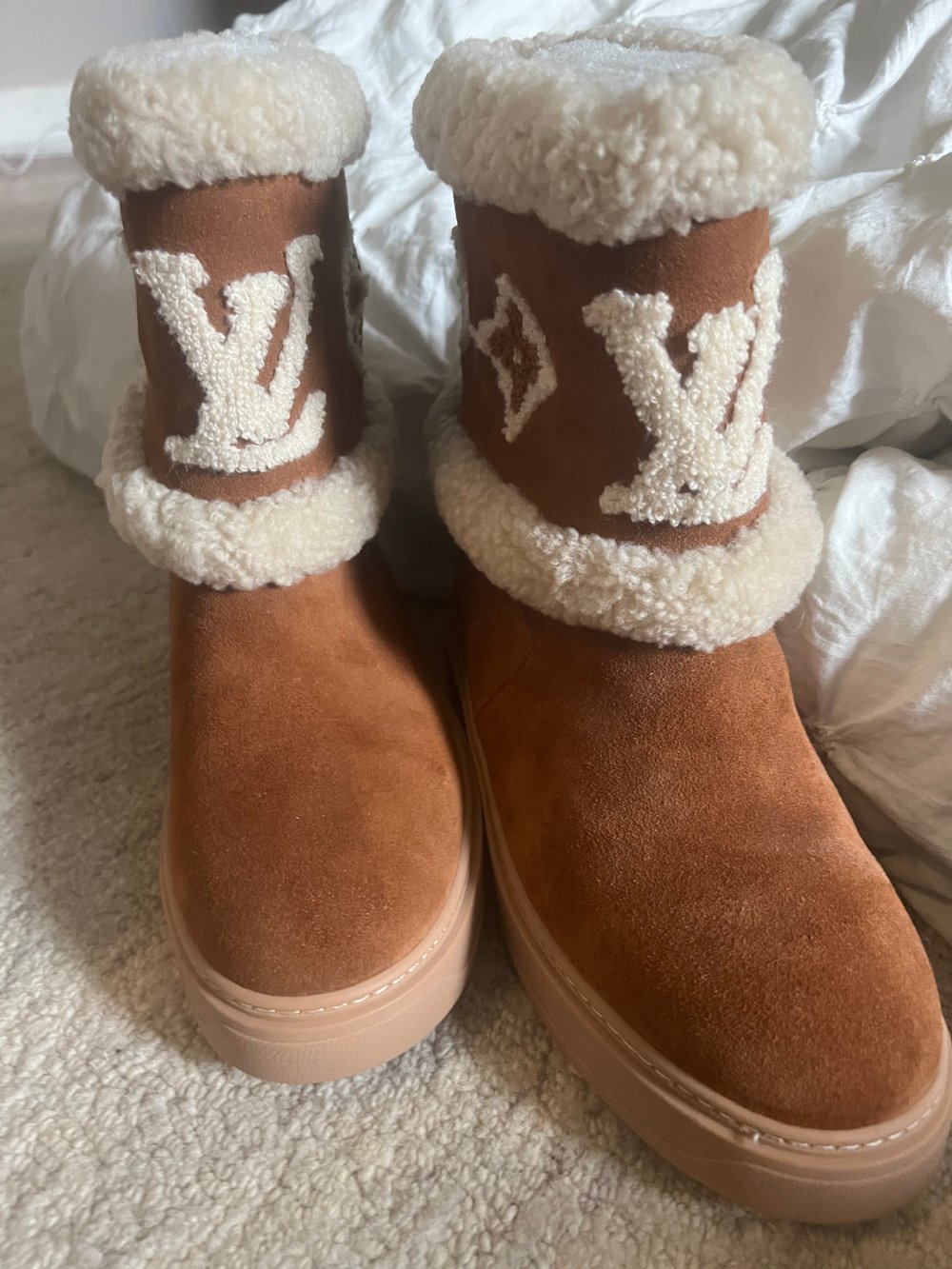 LV Ugg boots  Lv boots, Boots, Ugg boots