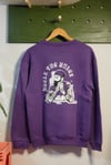Hoodie violet "BREAK THE RULES " // taille S