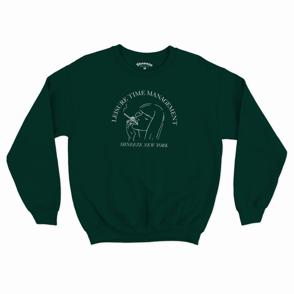 Image of Leisure Time Crewneck - Forest