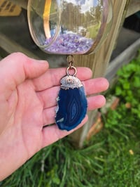 Image 4 of Electroformed Geode suncatcher airplant holder 02