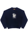 ANALOG UNIVERSE NAVY CREWNECK