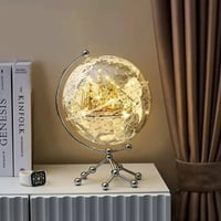 Vintage light up earth globe
