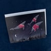 A pack of 5 Christmas / Yule cards by Glitter and Earth