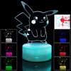 3D Illusion LED Night Light PIKACHU 