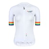 WOMENS CYCLING JERSEY URBAN RAINBOW II WHITE