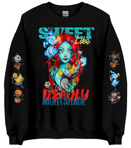 Image of "Sweet Like Deadly Nightshade" Unisex Sweater 