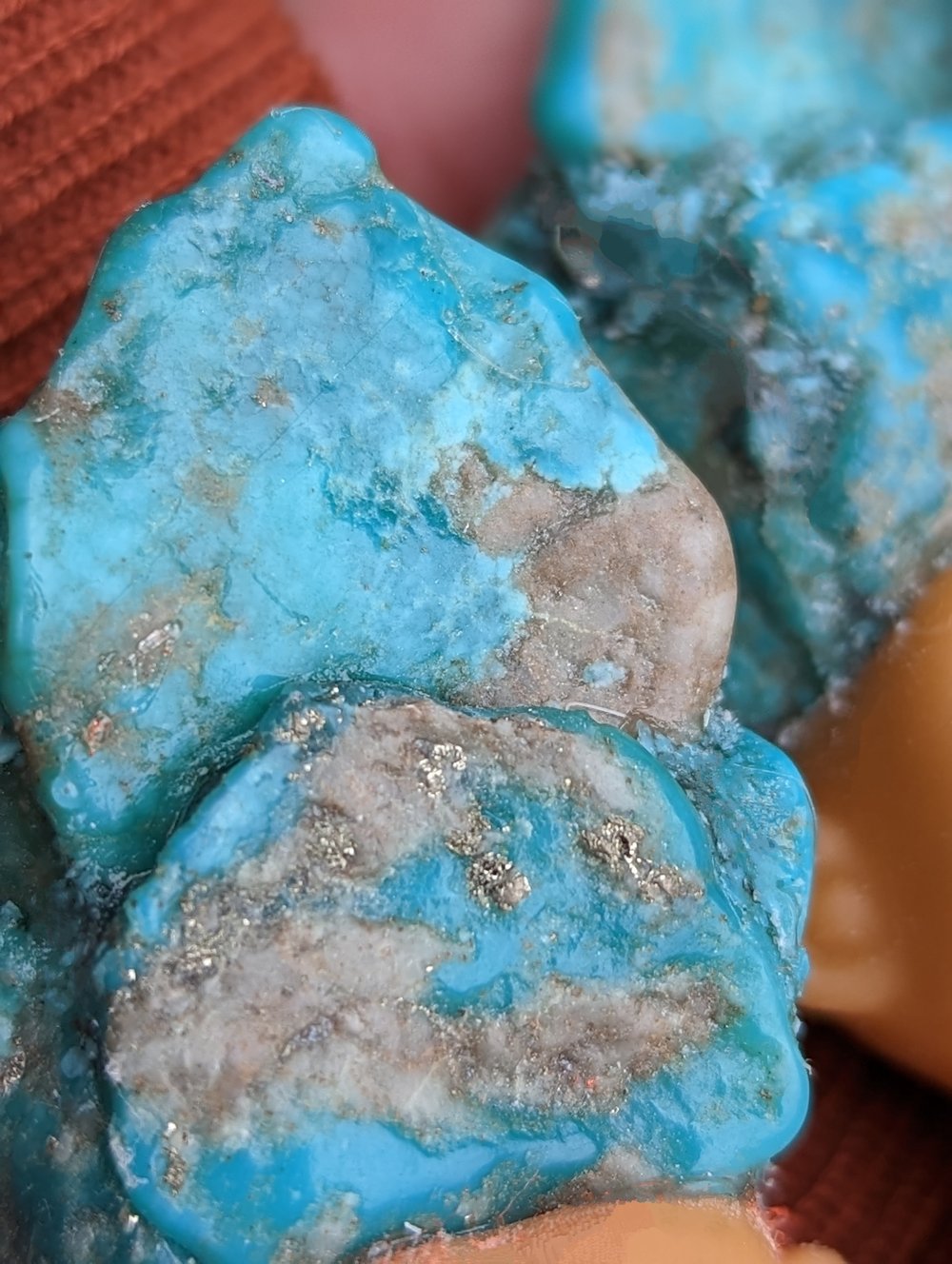 RARE "White Water" Turquoise Crystal Troll Shorty 3.5"