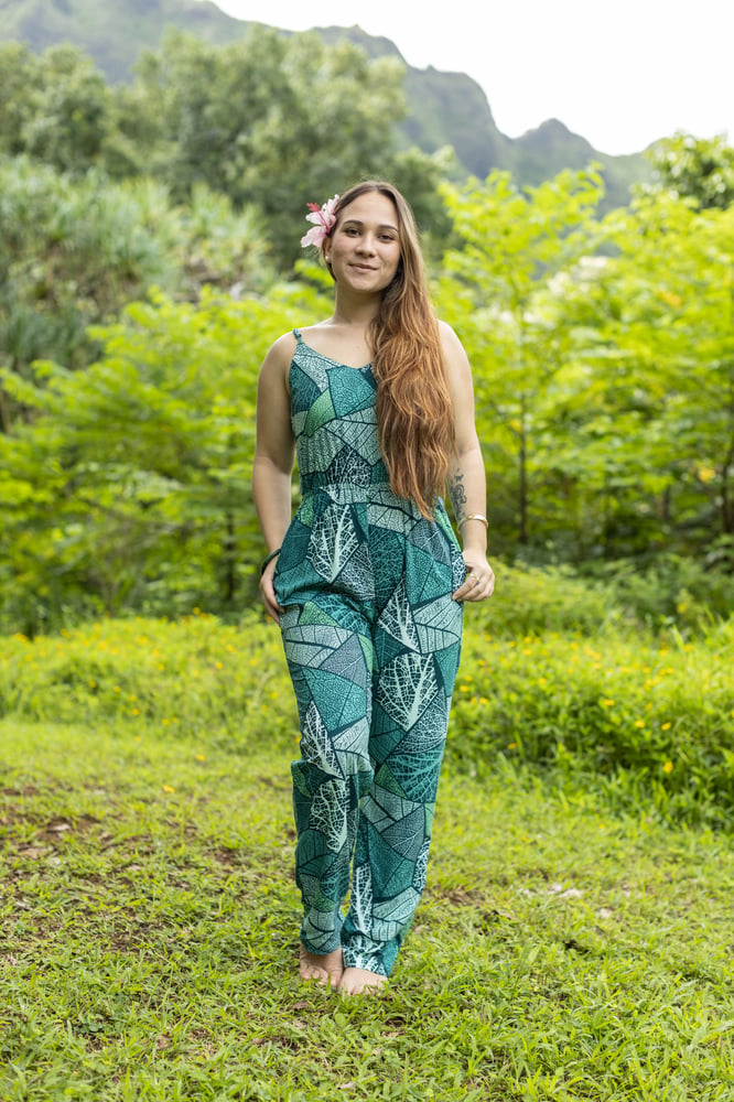 Image of Laau Green Jumpsuit 