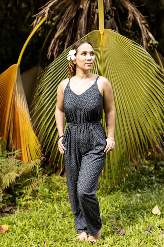 Image of Kyoshi Charcoal Jumpsuit 
