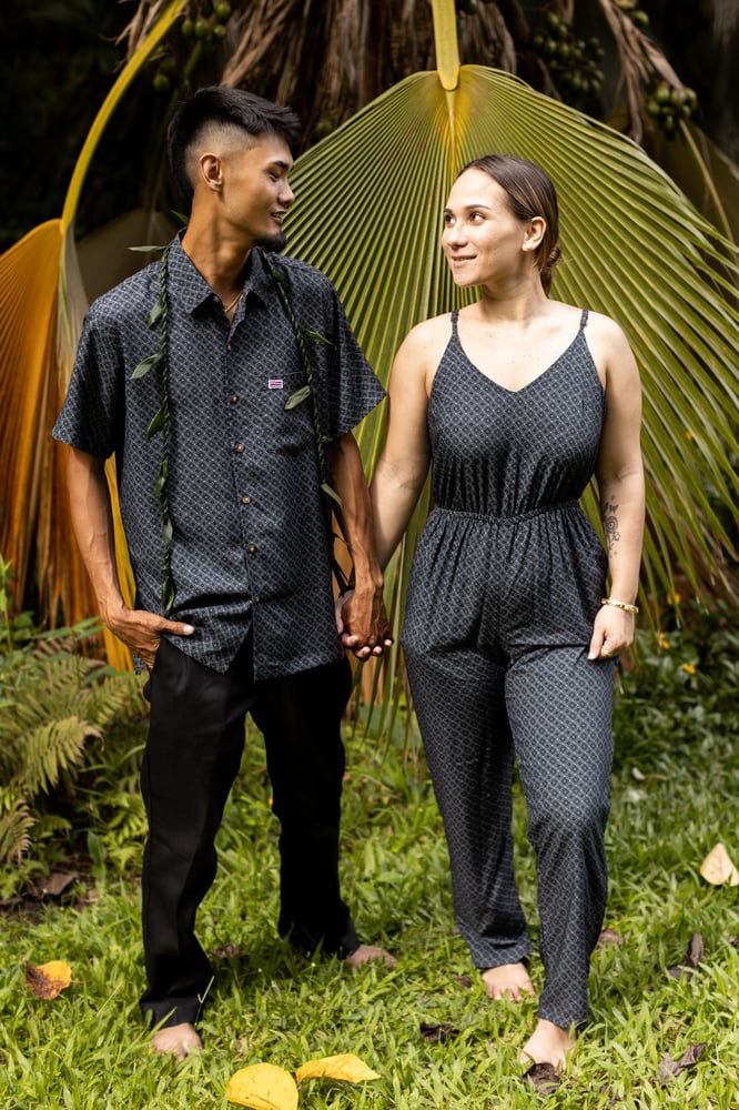 Image of Kyoshi Charcoal Jumpsuit 