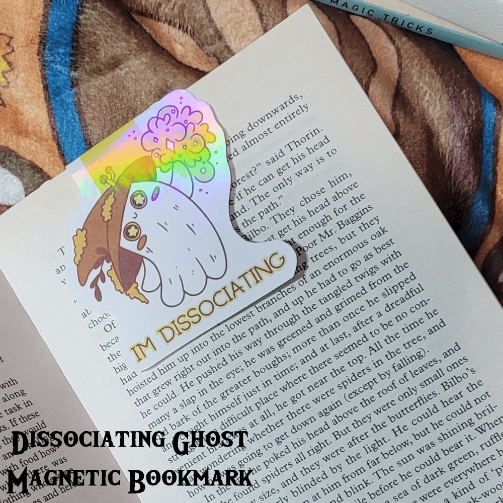 Ghost Magnetic Bookmark – ATUBOFPRINTS