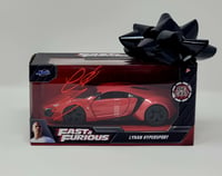 Image 2 of "Fast and Furious" Lykan Hypersport Scale 1/32 -- AUTOGRAPHED 