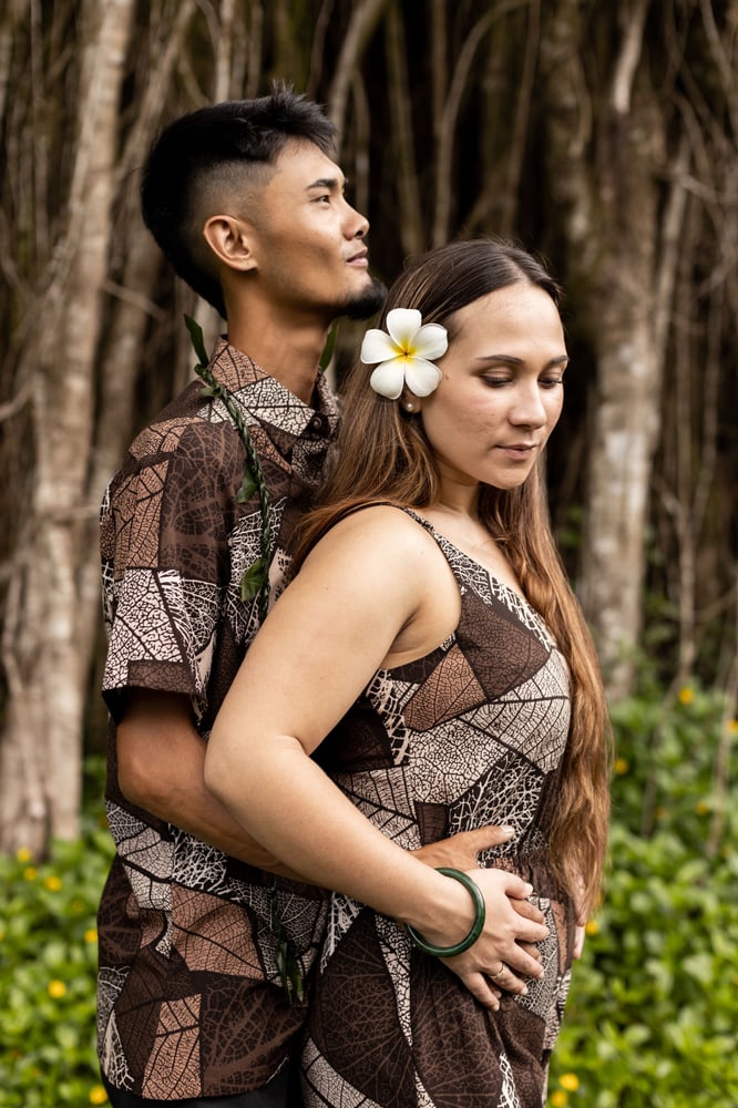 Image of Laau Brown Aloha Shirt