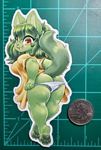 Image 2 of Grass Cat -  Vinyl Sticker