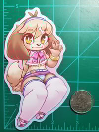 Image 2 of Cute Digby - Vinyl Sticker