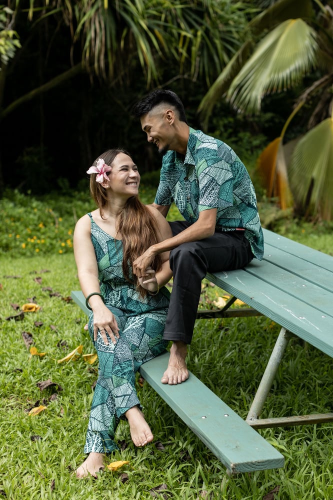 Image of Laau Green Aloha Shirt 