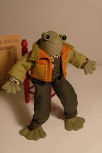 Image 1 of Color Block Jacket Frog