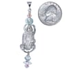 Etched Nigerian Phenacite Sterling Pendant