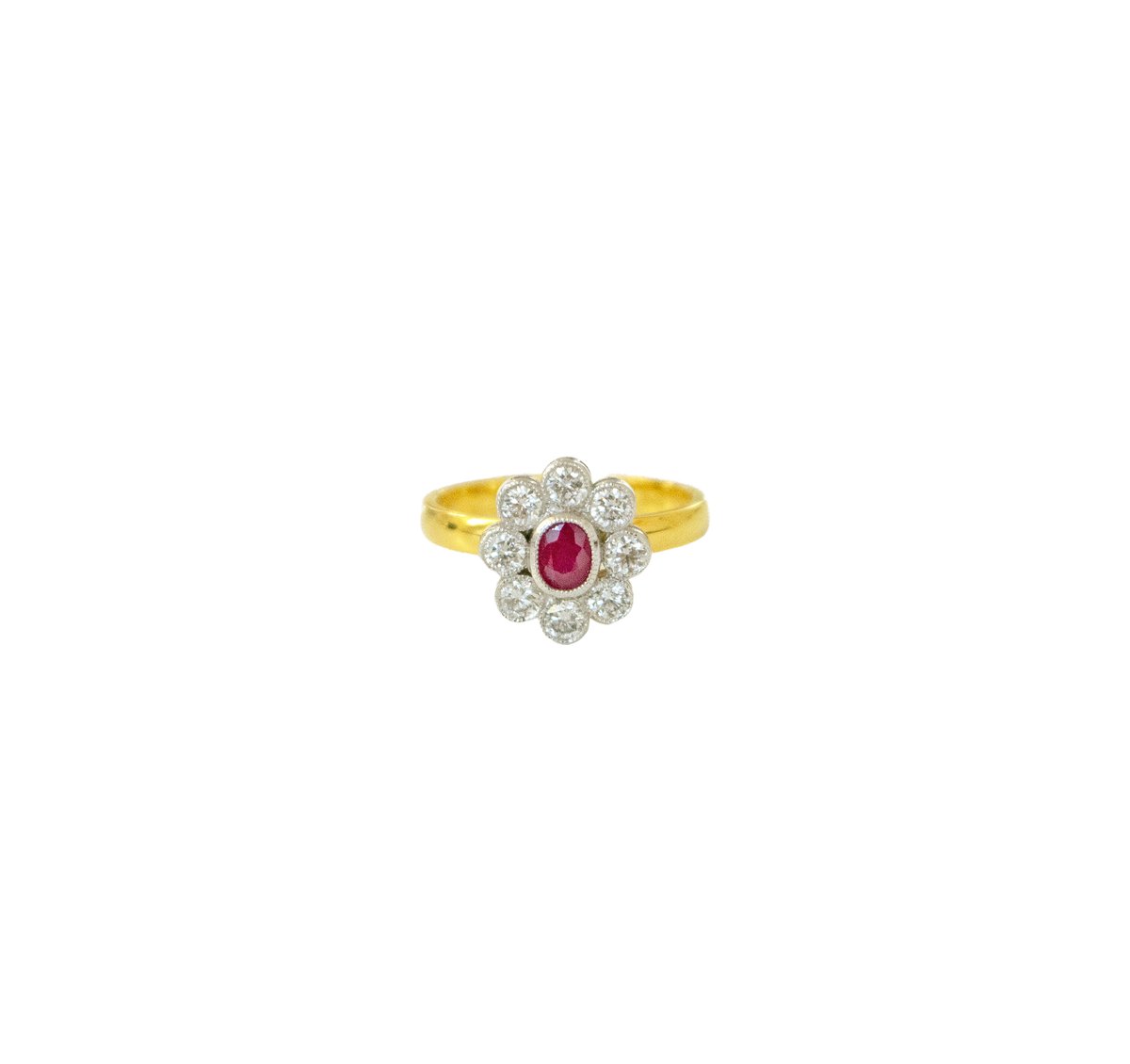 Image of Ruby Cluster Ring