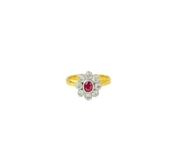Image 1 of Ruby Cluster Ring