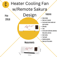 Image 3 of All in One Heater/Cooling Fan with Remote