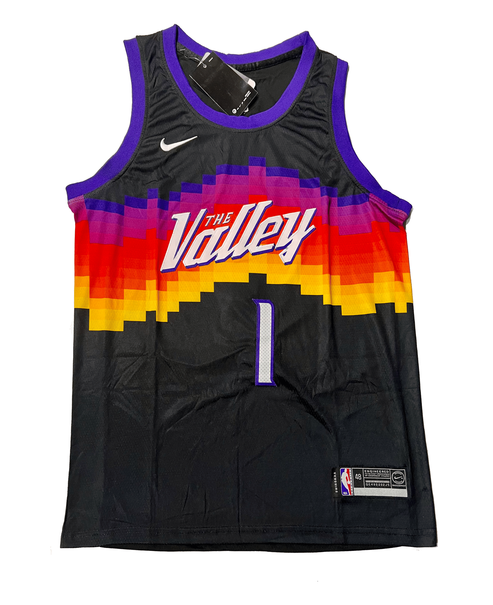 Devin Booker Phoenix Suns City Edition The Valley Jersey