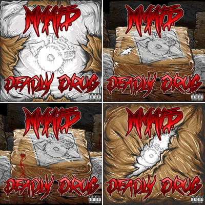 Image of M.M.M.F.D: LTD. EDITION DEADLY DRUG ALBUM COVER AUTOGRAPHED COLLECTION