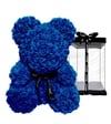 Royal Blue Rose Bear 