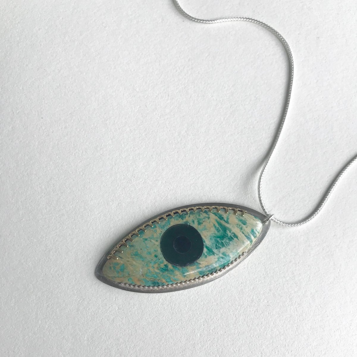 Image of Green Eye Necklace
