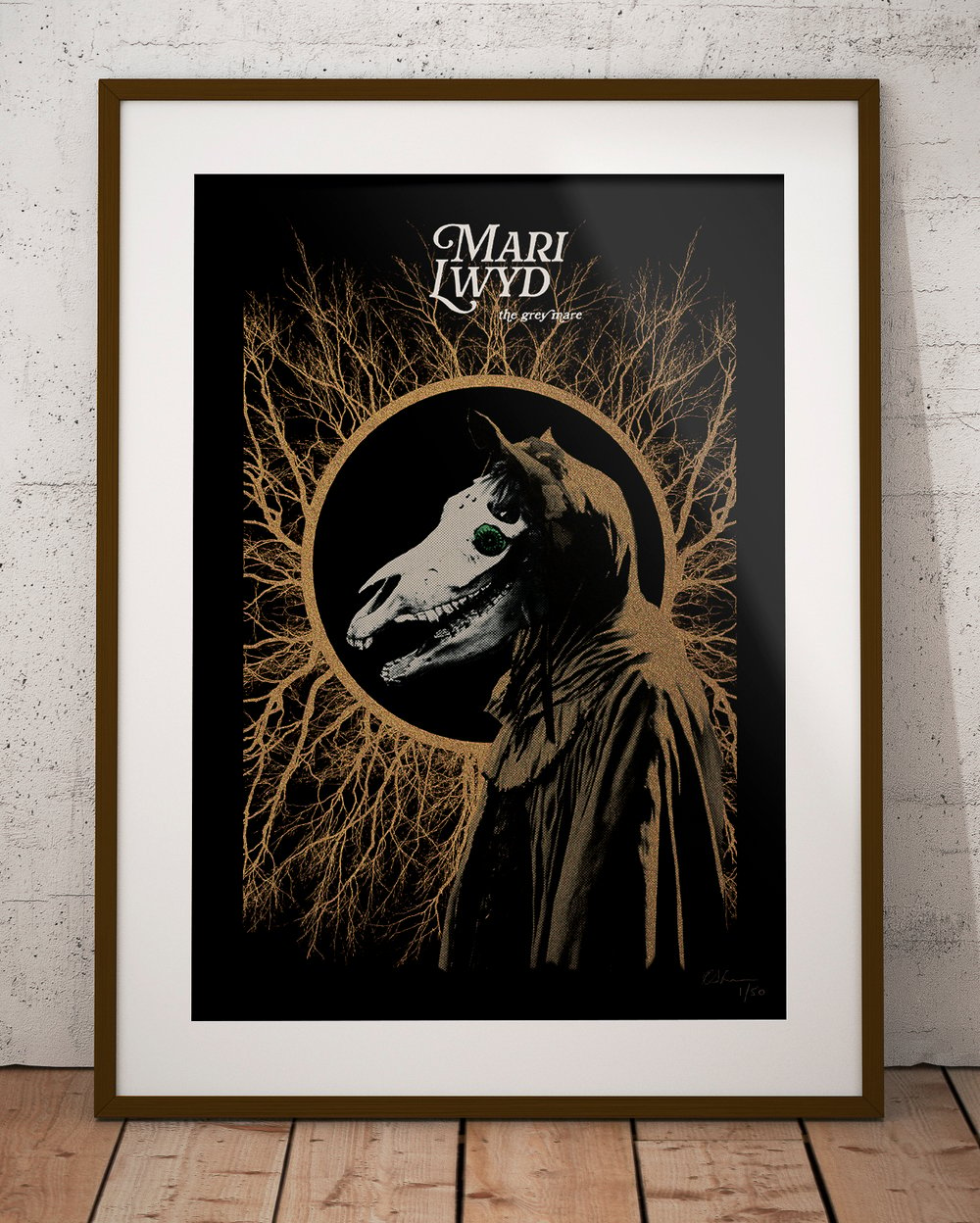 'Mari Lwyd' Art Print 