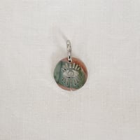Image 1 of Charms médaille Oeil ajouré silver 