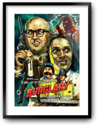 BOTTOM 'BURGLARY' A3 LIMITED EDITION SIGNED ART PRINT